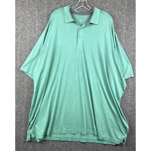 Zelos Men's 2 Polos Golf Shirt Size 3XL Green Blue Short Sleeve‎ Big Activewear